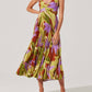 Astr - Blythe Print Midi Dress