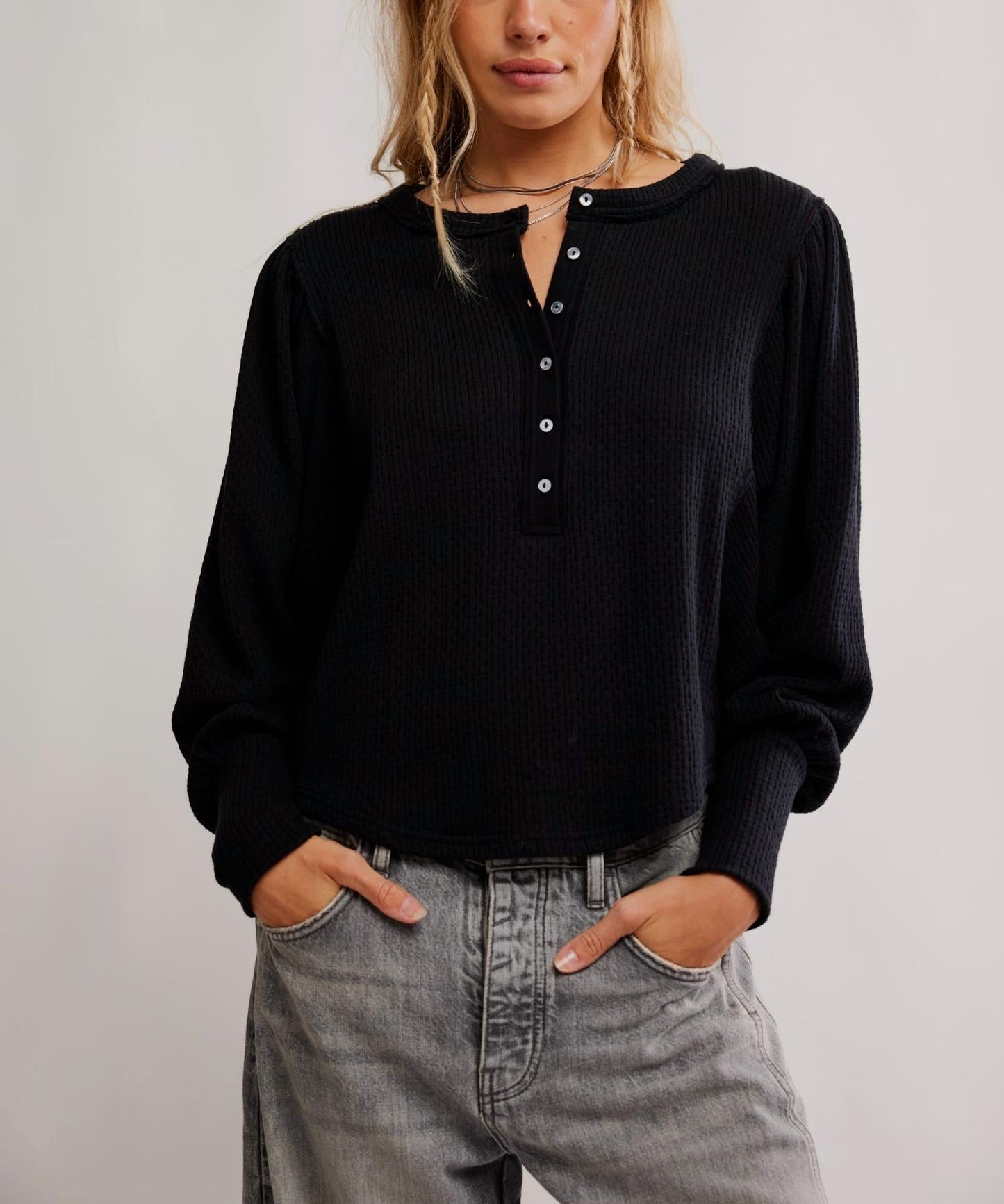 Free People - Quinn Knit Top