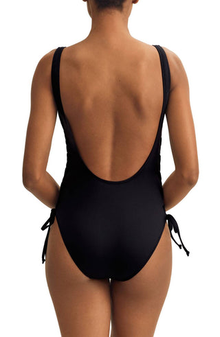 Polo Ralph Lauren - Lace-up Side One Piece Swimsuit