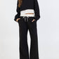 Vintage Havana - Fleece Pant with Poplin Waist