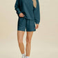 Double Take - Textured Top And Shorts Set