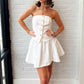 Endless Rose - STRAPLESS LINEN TOP