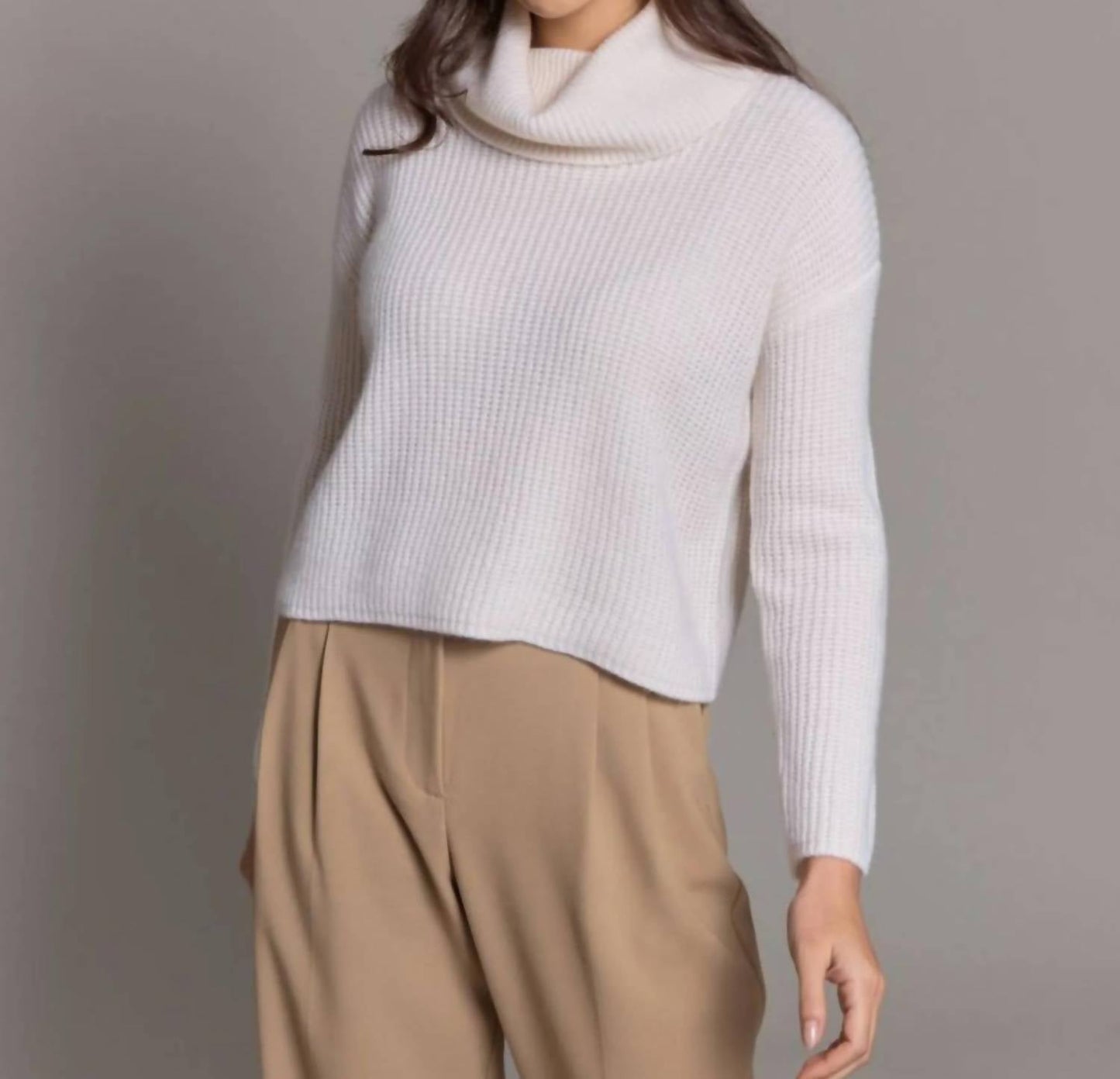 Alashan Cashmere - Greer Shaker Turtleneck Top
