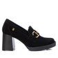 Xti - Women's Suede Heeled Loafers