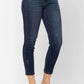 Judy Blue - Mid Rise Cropped Relaxed Denim Jeans