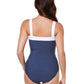 Miraclesuit - Spot On Square Neck Bandeau One Piece Swimsuit