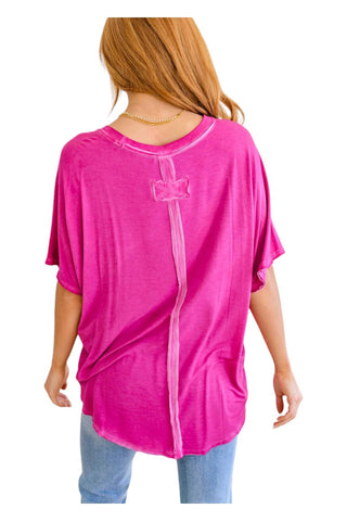 Zenana - Remix Oversized T-Shirt