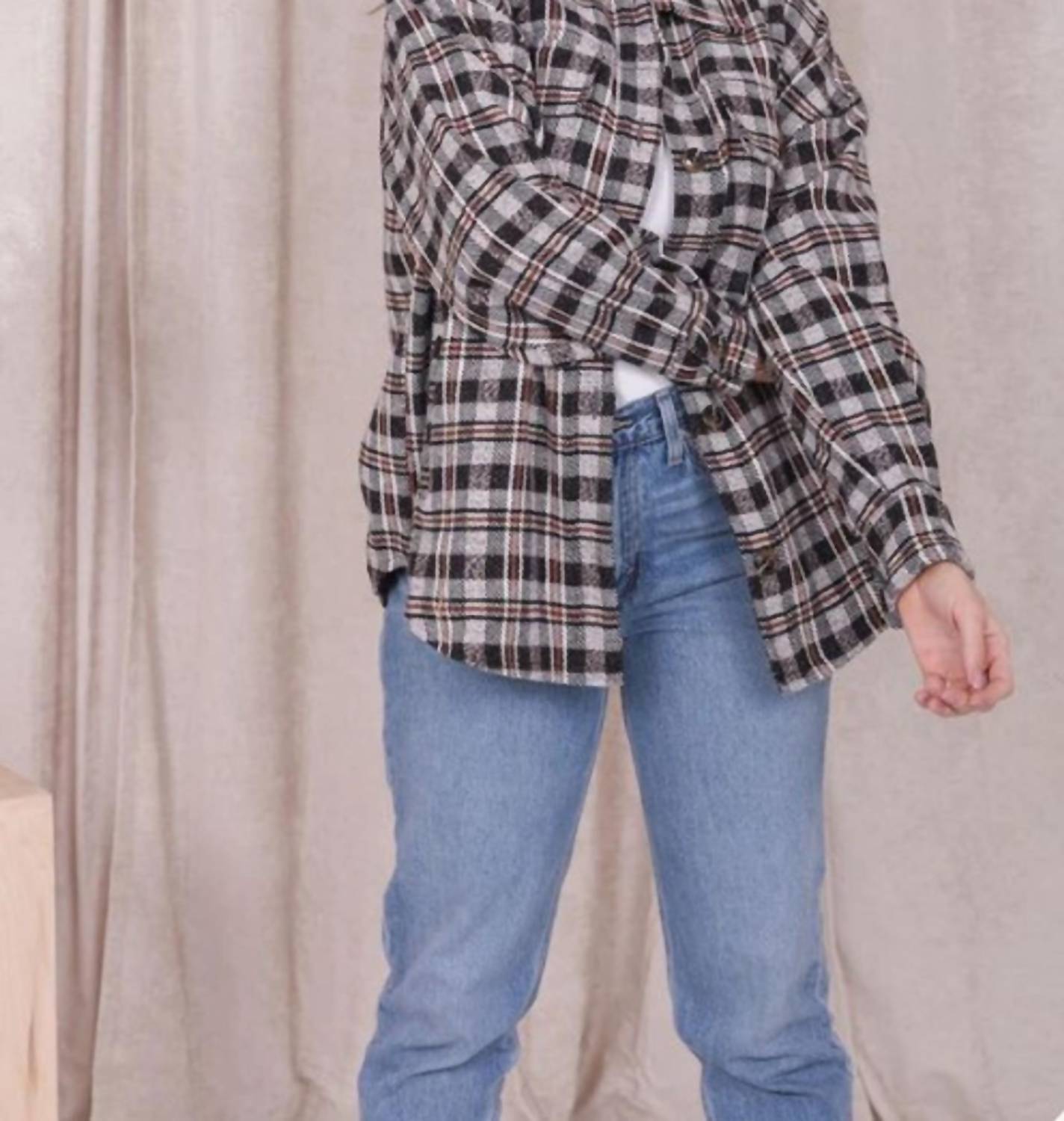 Mikarose - Flannel Shirt Jacket