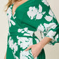 Double Take - Full Size Printed Tie Back Wide Leg Jumpsuit
