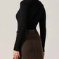 Astr - Lynly Ribbed Keyhole Sweater