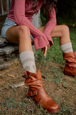 Free People - Women's Ride Or Die Engineer Boots