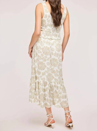 Gentle Fawn - Elaine Bloom Print Midi Skirt