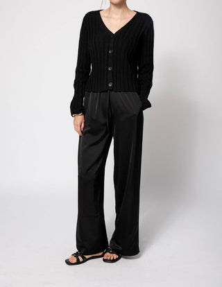 Amanda Maria - Satin Drawstring Pant