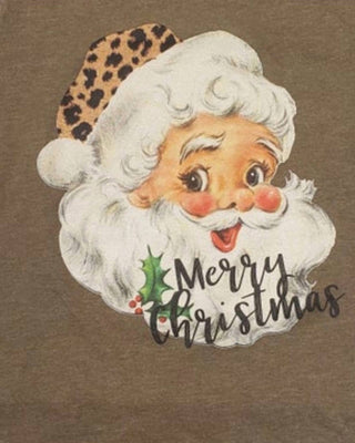 Bella + Canvas - Women's Retro Santa Graphic Tee