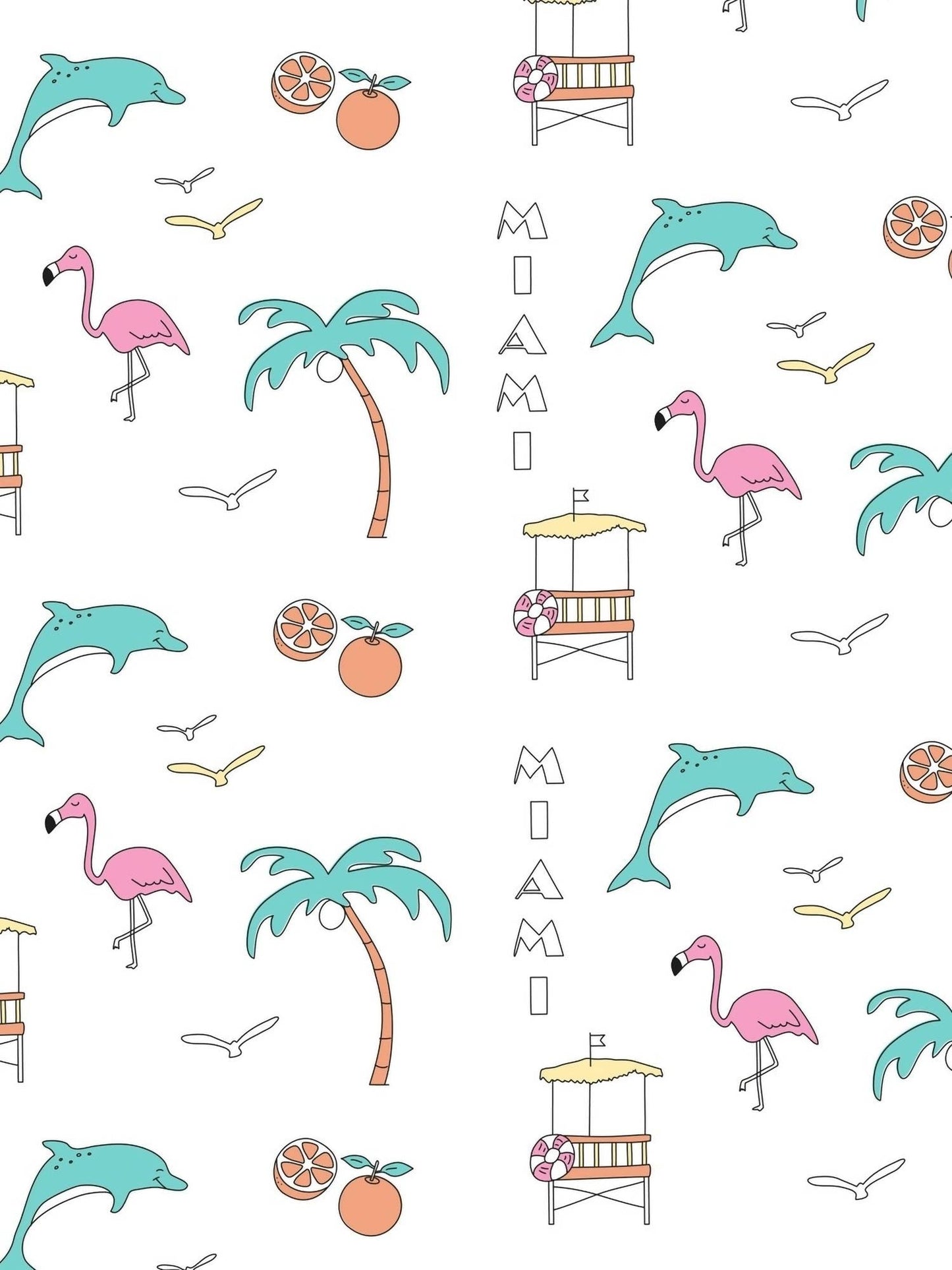 Baby Noomie - Kid's Miami Two Piece Pajama Set