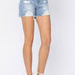 Judy Blue - Paint Splash Jean Shorts