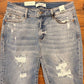 Judy Blue - Women's Feisty Mamacita Destroyed Bermuda Shorts