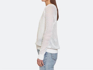 Autumn Cashmere - Mesh V Neck Sweater