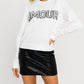 2.7 August Apparel - Amour Sweatshirt