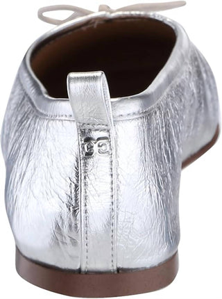 Sam Edelman - Women's Ari Bow Detailed Slip On Squared Toe Ballet Flats