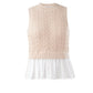 525 America - Camilia Mixed Media Cable Tank
