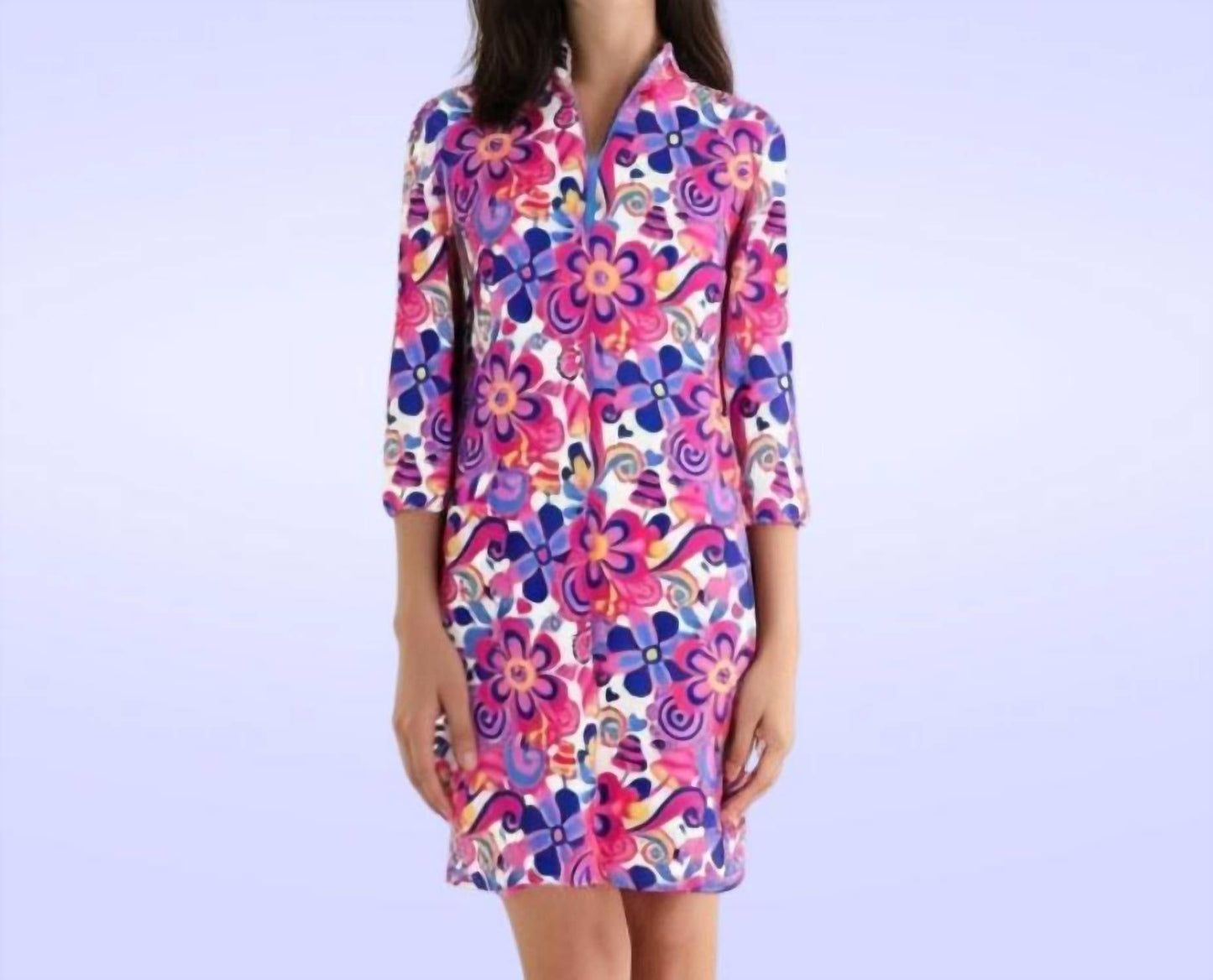 Katherine Way - Doral 3/4 Sleeve Polo Dress
