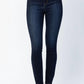 Judy Blue - Women's High-waist Back Phone Yoke Skinny Jeans