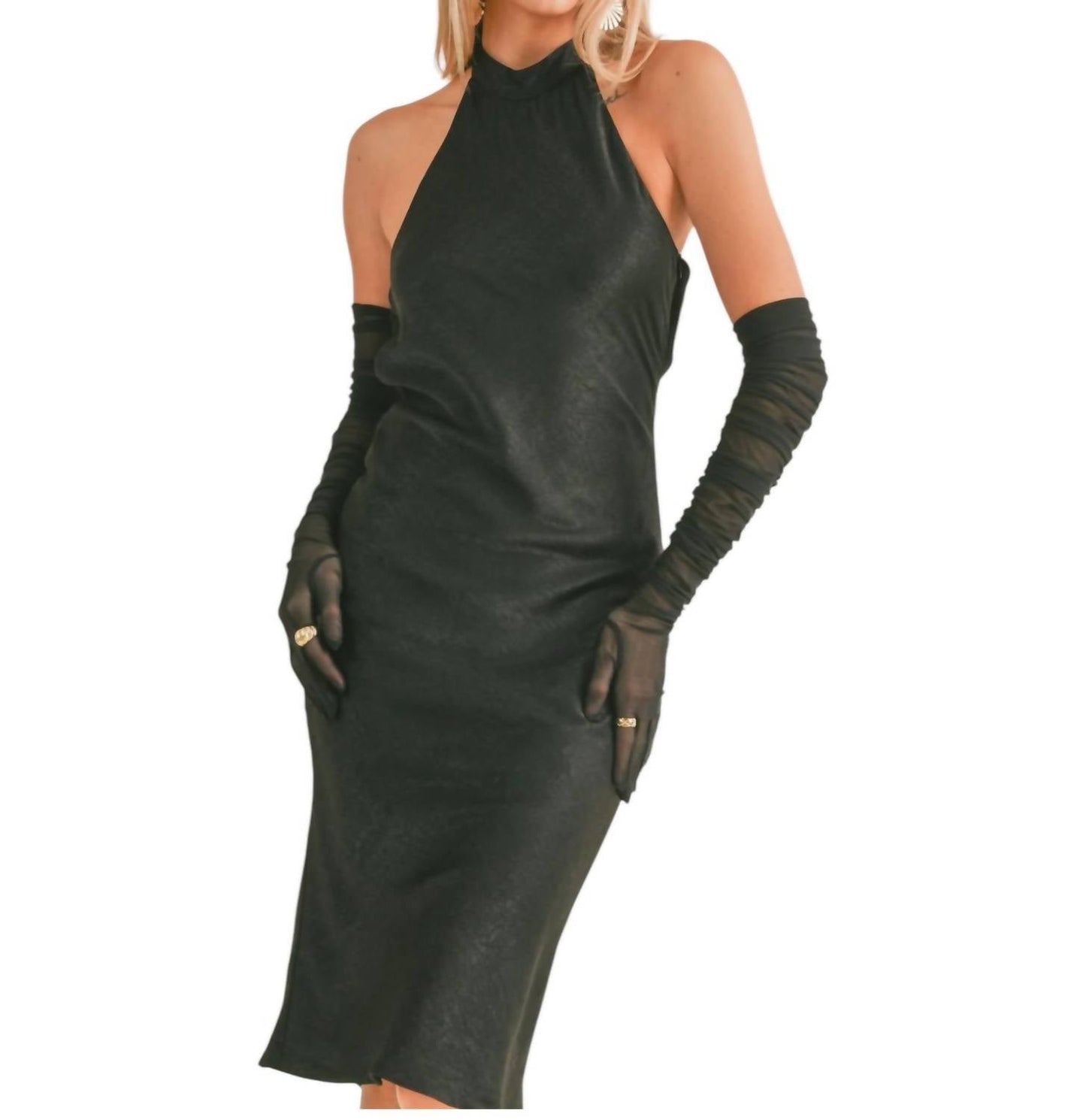 Sage The Label - Aphrodite Halter Midi Dress