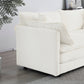 Comfy Deep Single Seat Sofa Upholstered Reading Armchair