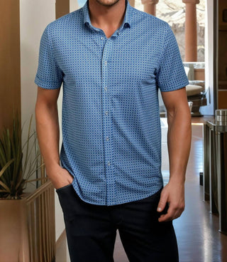 Buki - Castille Check Short Sleeve Tech Shirt