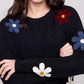 Charlie B - Bouclé Floral Super Plush Sweater