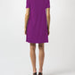 Joseph Ribkoff - Zipped Collar Mini Shift Dress