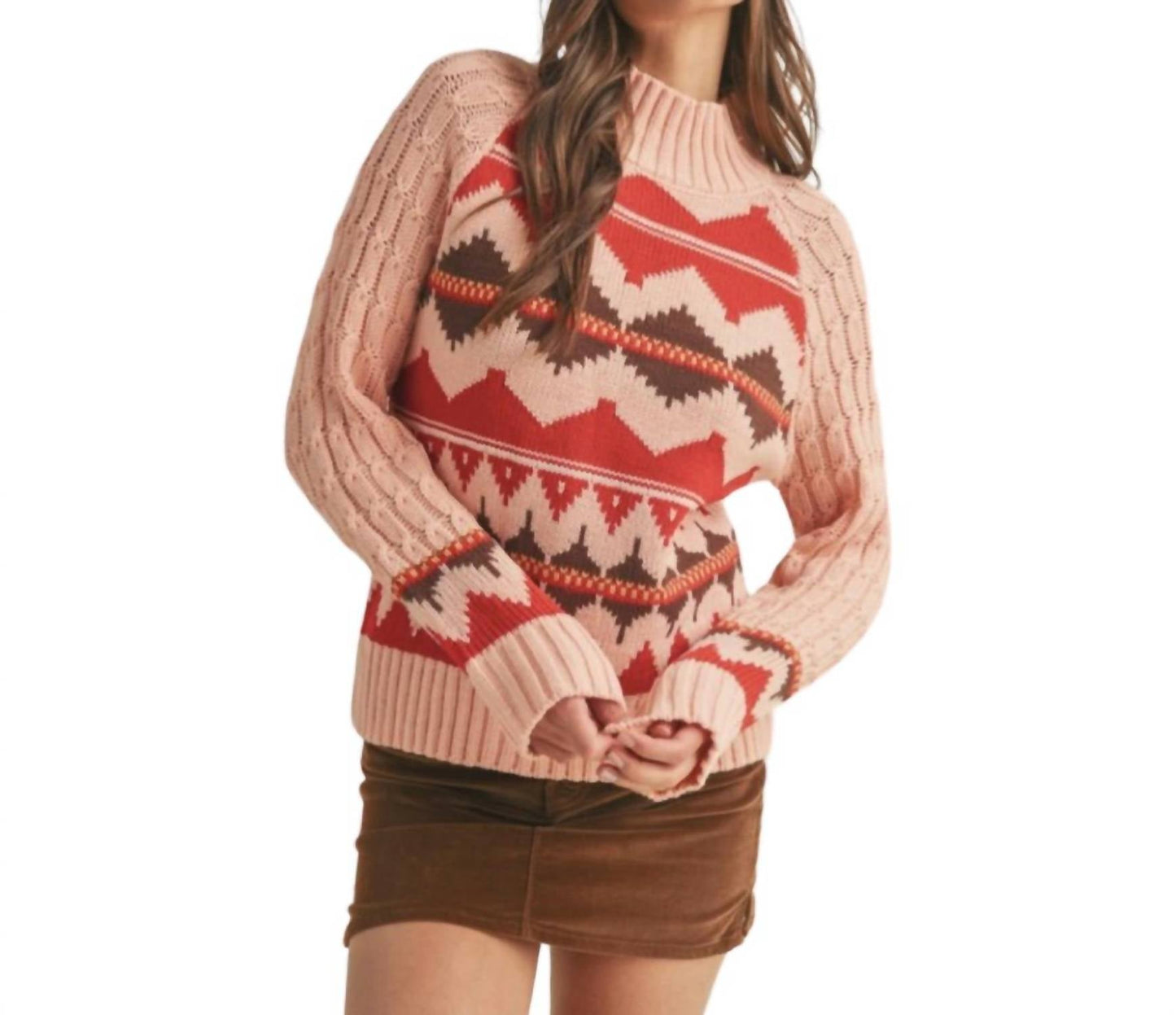 &Merci - Faire Isle Turtleneck Sweater