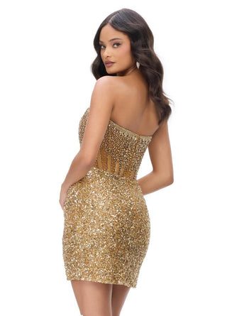 Ashleylauren - Strapless Cocktail Dress