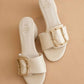 Oasis Society - Tucson Low Heel Sandal With Bamboo Buckle