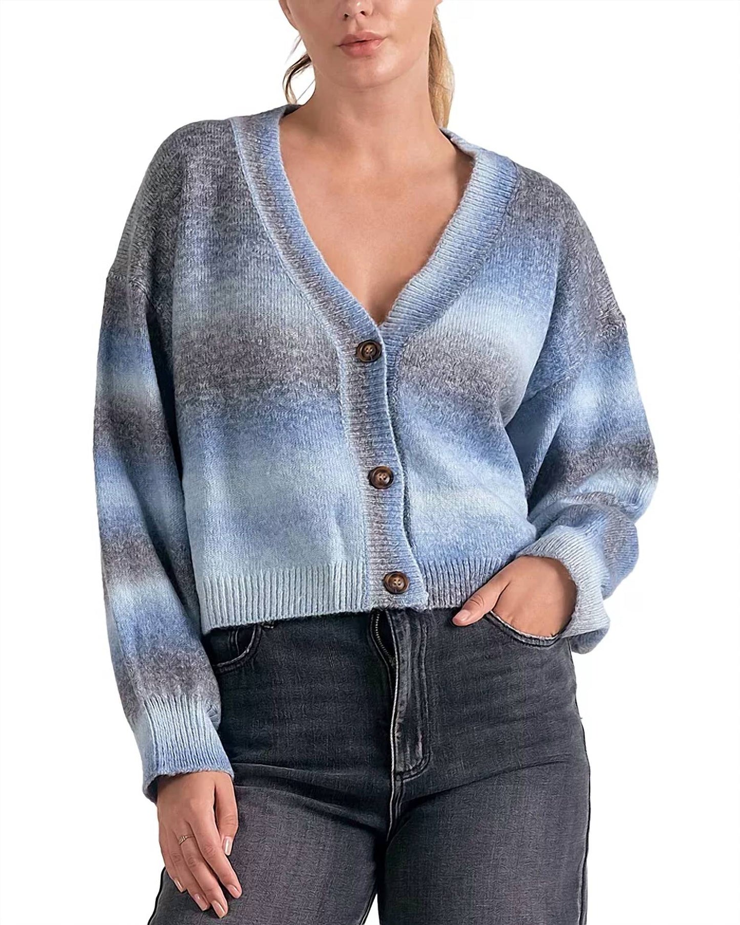 Elan - Sweater Cardigan V Neck