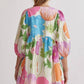 Entro - Blossom Burst Vibrant Floral Mini Dress