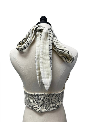 Elan - CRISS CROSS HALTER TOP