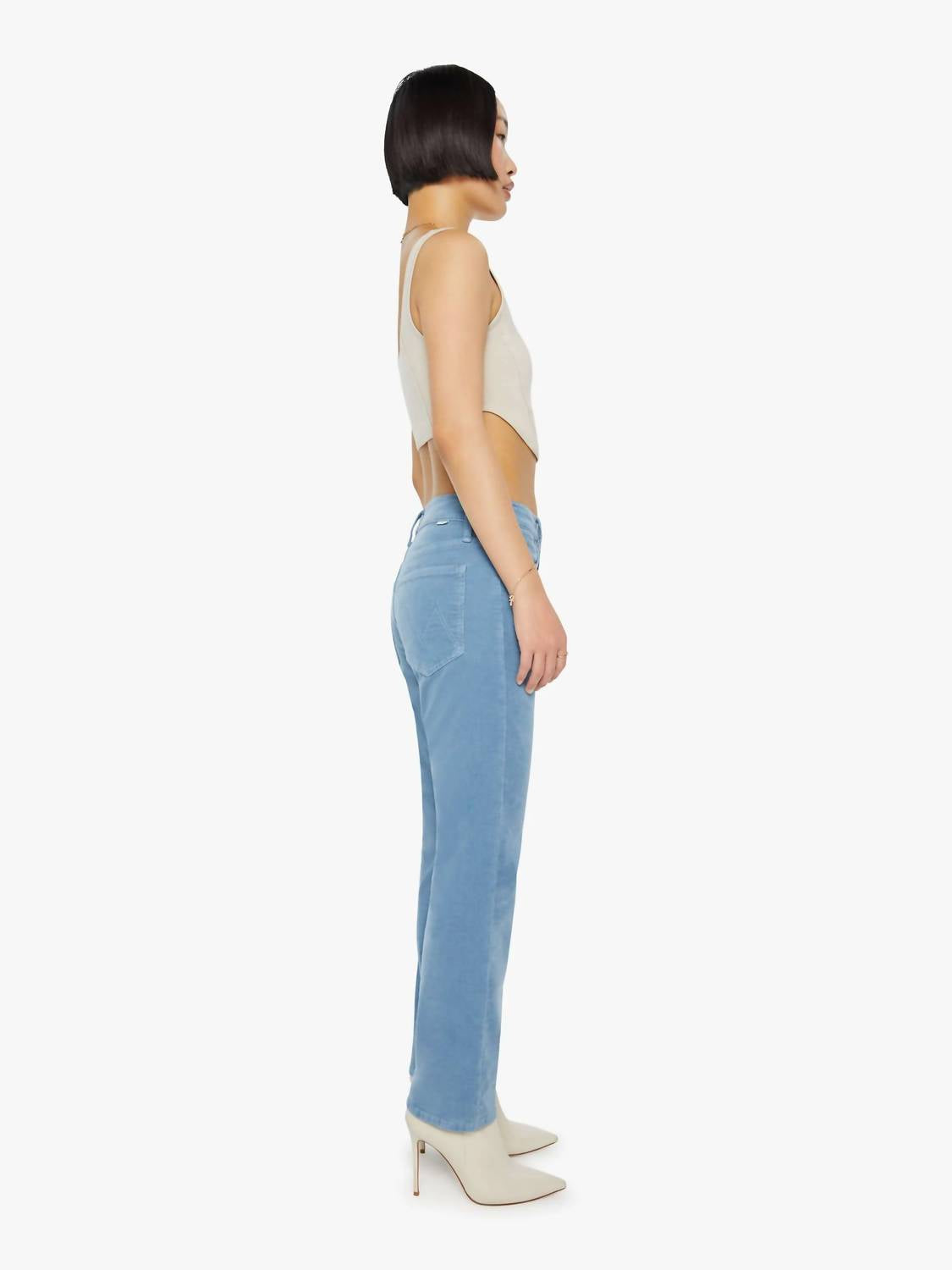 Mother - Lil Mid Rise Hiker Hover Jean