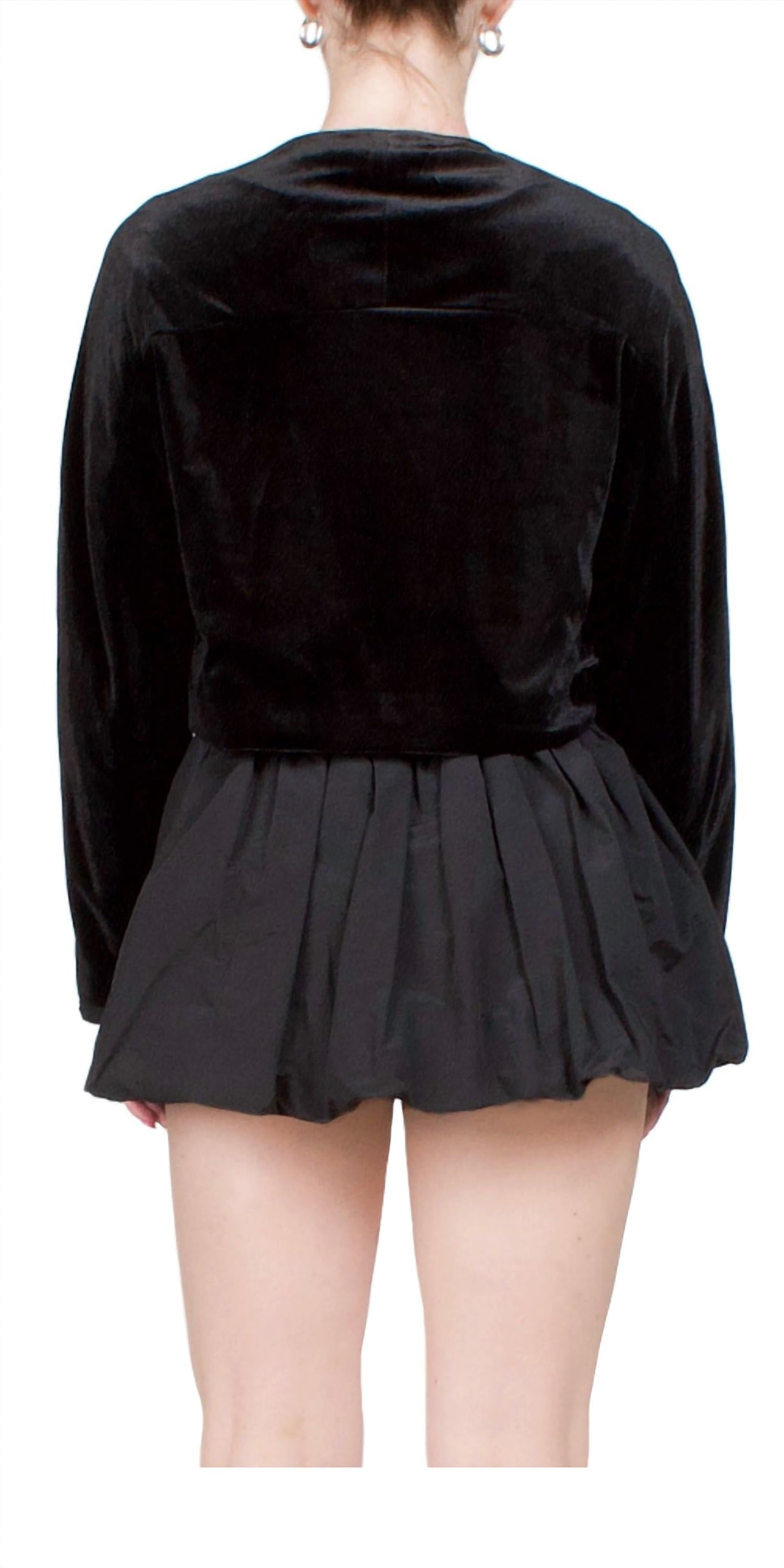 Ciao Lucia - Javiera Velvet Rosette Jacket