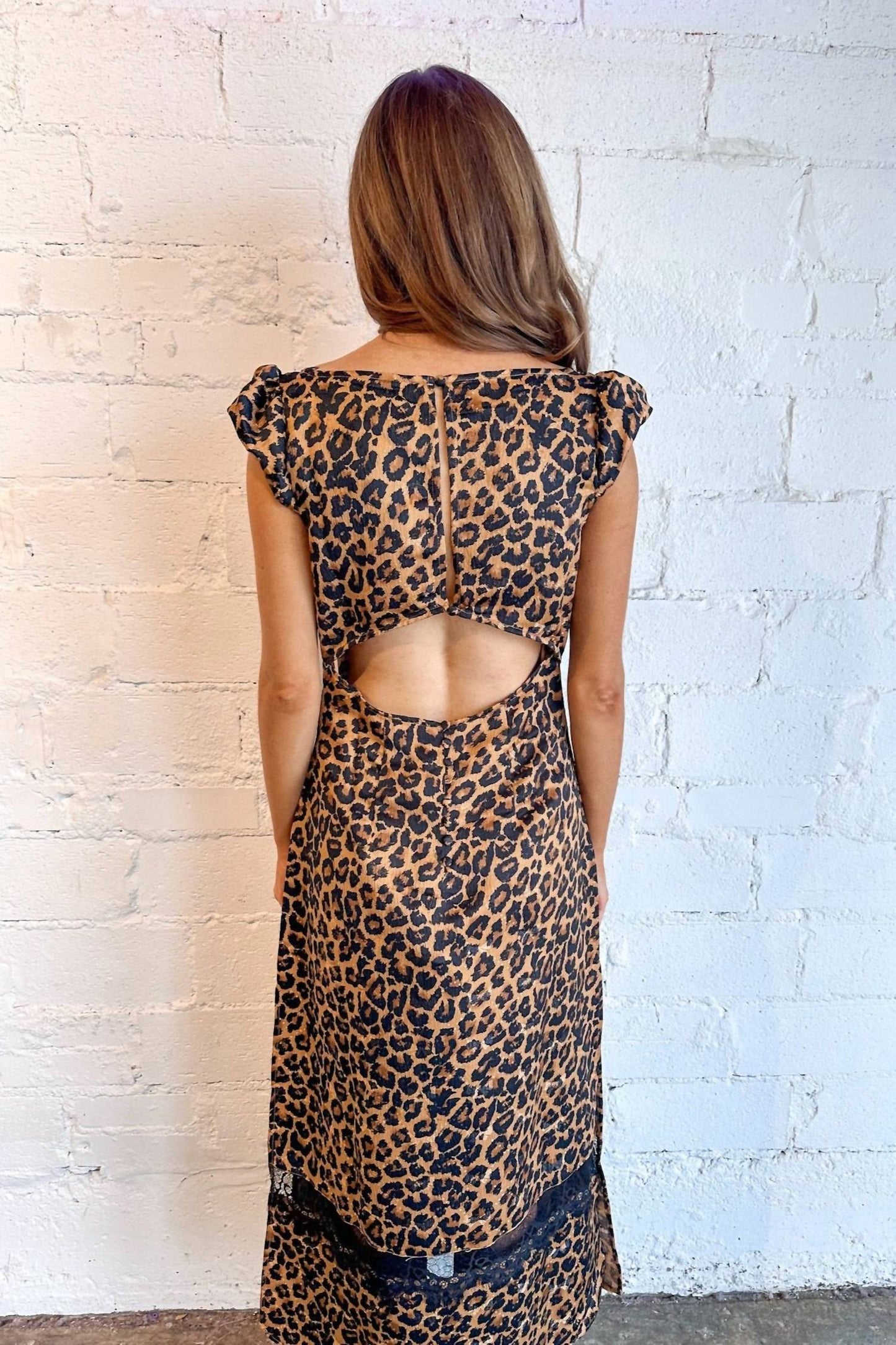Free People - Foolish Hearts Printed Midi Dress