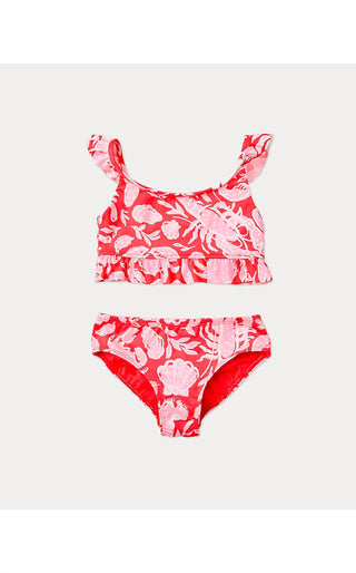 Lilly Pulitzer - Girl's Chrissy Bikini Crab Collab