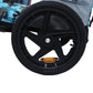 Outdoor Heavy Duty Collapsible Pet Bike Trailer with 16-Inch Wheels