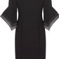 Adrianna Papell - Knit Crepe Tiered Sleeve Dress