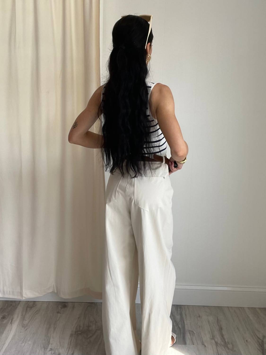 Lucy Paris - Vernon Belted Pleated Wide Leg Pants
