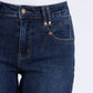 Judy Blue - Center Stage High-rise Straight Leg Cropped Jeans