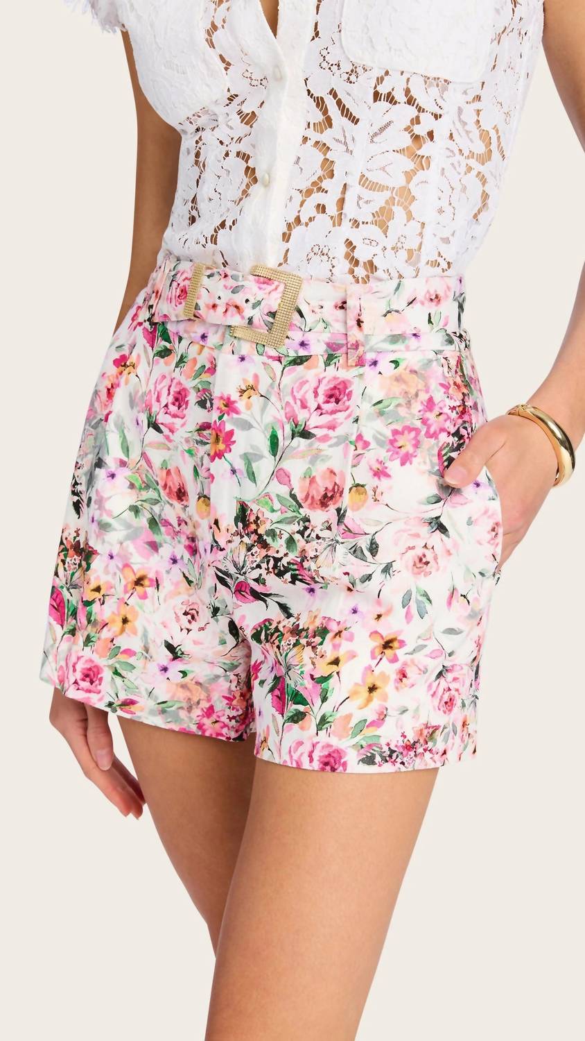 Generation Love - Glenn Linen Belted Short