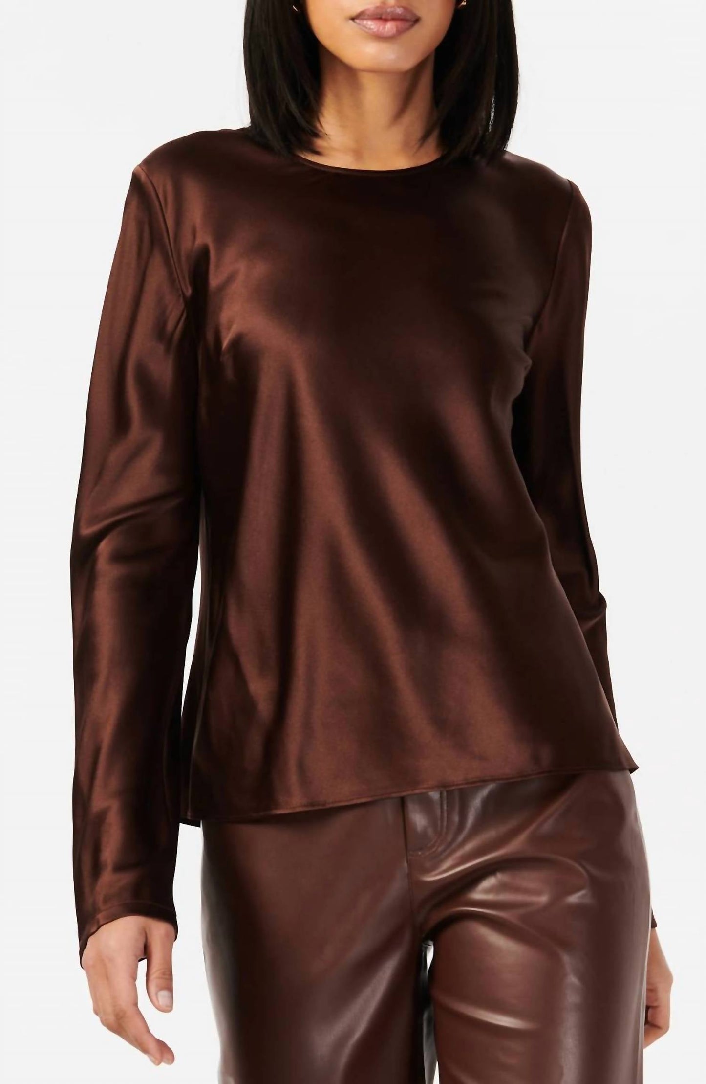 Cami Nyc - Shireen Long Sleeve Crewneck Top