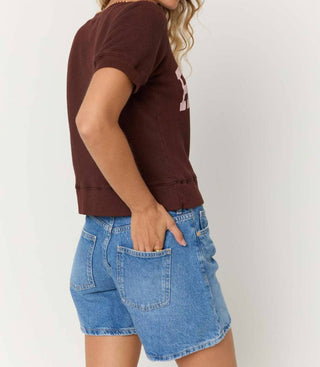 Project Social T - Shortsleeve Shrunken Rodeo Sweatshirt