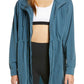 Nike Dri-FIT Bliss Luxe Hooded Jacket in Ash Green/Clear, Size Xx-Large Regular